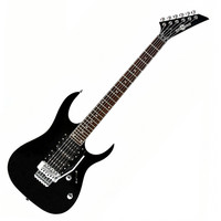 Gear4Music Metal J II Guitar by Gear4music Black