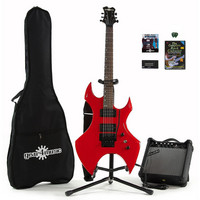 Metal X Electric Guitar + Complete Pack Red