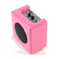 Mini Guitar Amp in PINK by Gear4music