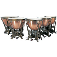 Gear4Music Professional Copper Timpani Kettle Drum set (5)
