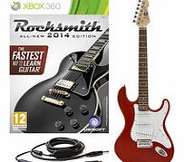 Gear4Music Rocksmith 2014 Xbox 360   LA Electric Guitar Red
