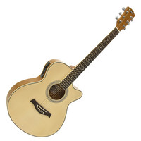 Gear4Music Single Cutaway Electro Acoustic Guitar by