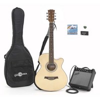 Single Cutaway Guitar + 15W Amp Pack