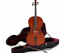 Gear4Music Student 1/4 Size Cello with Case by Gear4music -