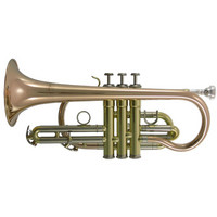 Gear4Music Student Cornet by Gear4music Light Gold