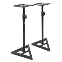 Gear4Music Studio Monitor Speaker Stands Pair