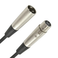 Gear4Music XLR (F) - XLR (M) Microphone Cable 9m