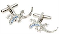 Gecko Menagerie Cufflinks by Simon Carter