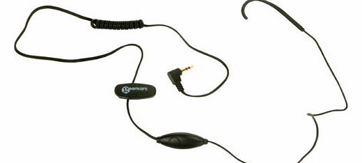 Geemarc CL Hook 1 Single Earhook with Microphone 2.5mm Jack Plug Sound Transfer device for Mobile Phones- UK Version