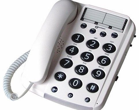 Geemarc Dallas 10 Big Button Corded Telephone- UK Version
