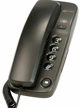 Geemarc Marbella Gondola Style Corded Telephone - Black- UK Version