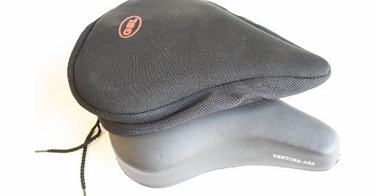 Gel Supersize Large Gel Saddle Cover For Cycle / Excercise / Spin Bike