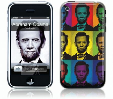 Gelaskins iPhone 1st Gen GelaSkin Abraham Obama by Ron
