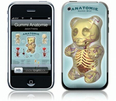 Gelaskins iPhone 1st Gen GelaSkin Gummi Anatomie by Jason