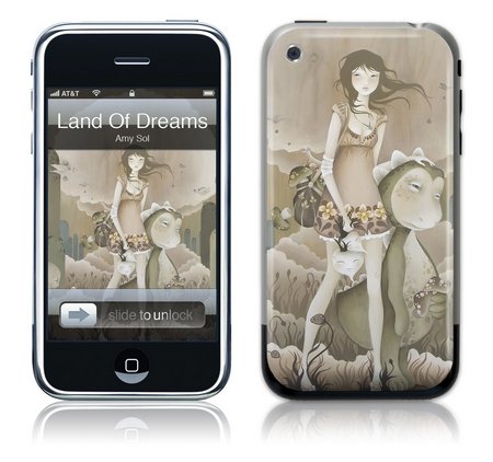 Gelaskins iPhone 1st Gen GelaSkin Land of Dreams by Amy Sol