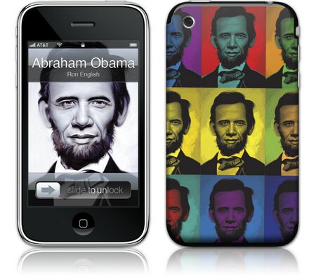 Gelaskins iPhone 3G 2nd Gen GelaSkin Abraham Obama by Ron