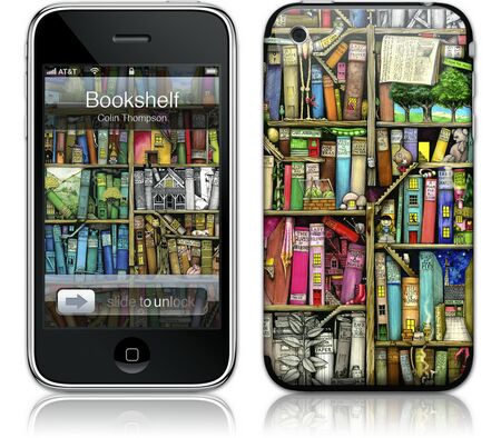 iPhone 3G 2nd Gen GelaSkin Bookshelf by Colin