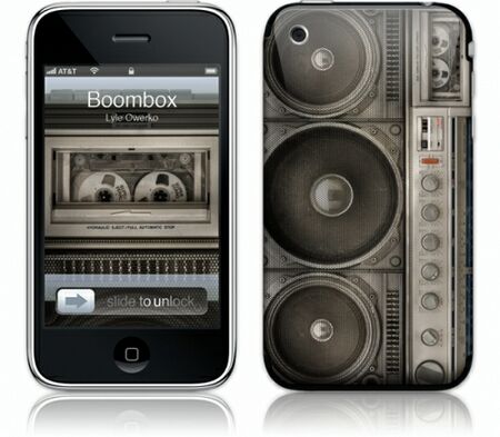 iPhone 3G 2nd Gen GelaSkin Boombox by Lyle Owerko