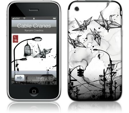 iPhone 3G 2nd Gen GelaSkin Cable Cranes by