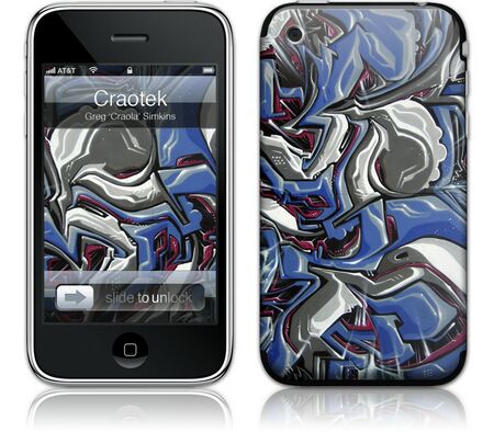 iPhone 3G 2nd Gen GelaSkin Craotek by Greg