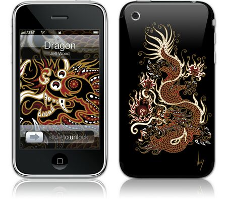 iPhone 3G 2nd Gen GelaSkin Dragon by Jeff Wood