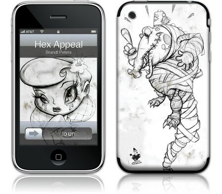 iPhone 3G 2nd Gen GelaSkin Hex Appeal by Brandt