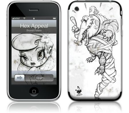Gelaskins iPhone 3G 2nd Gen GelaSkin Hex Appeal by Brandt