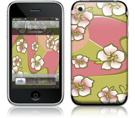 iPhone 3G 2nd Gen GelaSkin Hibiscus by Dodeskaden