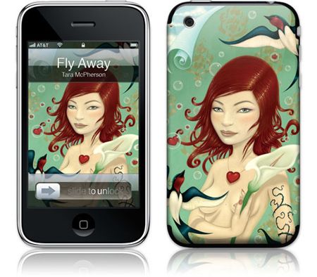 Gelaskins iPhone 3G 2nd Gen GelaSkin How They Fly Away So