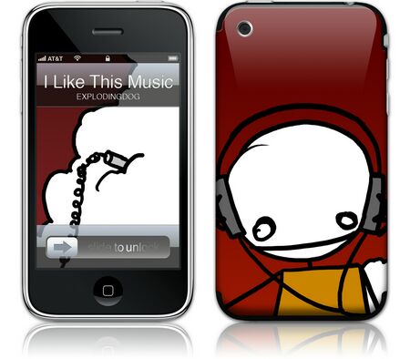 iPhone 3G 2nd Gen GelaSkin I Like This Music by