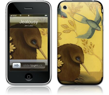 Gelaskins iPhone 3G 2nd Gen GelaSkin Jealousy by Jen Lobo
