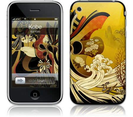 iPhone 3G 2nd Gen GelaSkin Kobe by Aya Kato