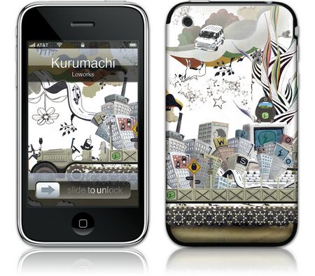 iPhone 3G 2nd Gen GelaSkin Kurumachi by Loworks