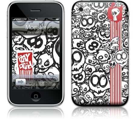 Gelaskins iPhone 3G 2nd Gen GelaSkin Monster by PlayDead