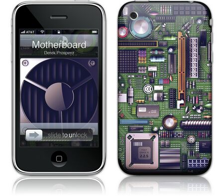 iPhone 3G 2nd Gen GelaSkin Motherboard by Derek