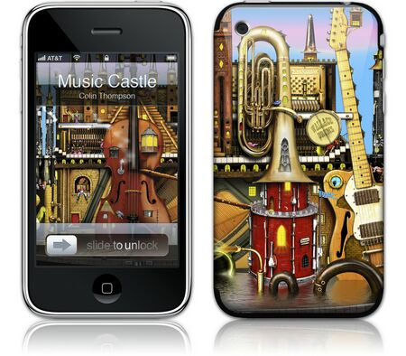 iPhone 3G 2nd Gen GelaSkin Music Castle by Colin