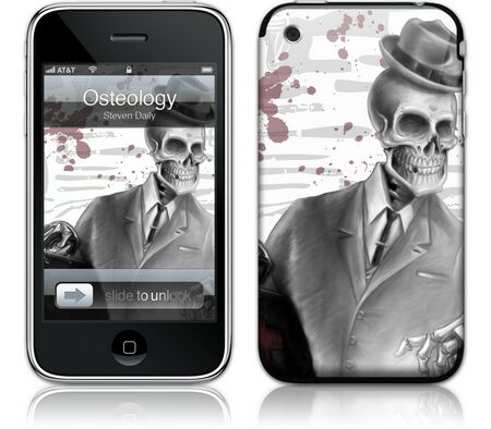 Gelaskins iPhone 3G 2nd Gen GelaSkin Osteology by Steven