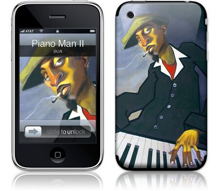 iPhone 3G 2nd Gen GelaSkin Piano Man II by BUA