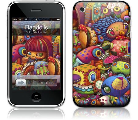 iPhone 3G 2nd Gen GelaSkin Ragdolls by Yoko