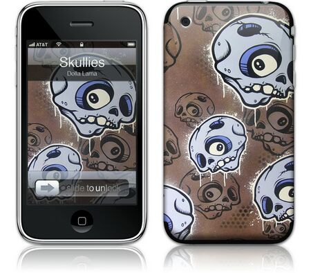 iPhone 3G 2nd Gen GelaSkin Skullies by Dolla Lama