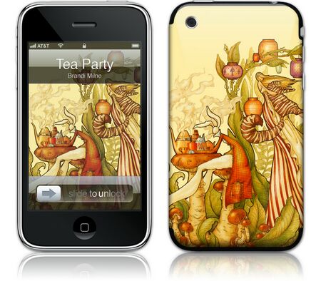 Gelaskins iPhone 3G 2nd Gen GelaSkin Tea Party by Brandi