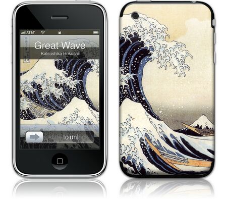 Gelaskins iPhone 3G 2nd Gen GelaSkin The Great Wave by