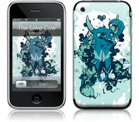 iPhone 3G 2nd Gen GelaSkin The Love Cow by