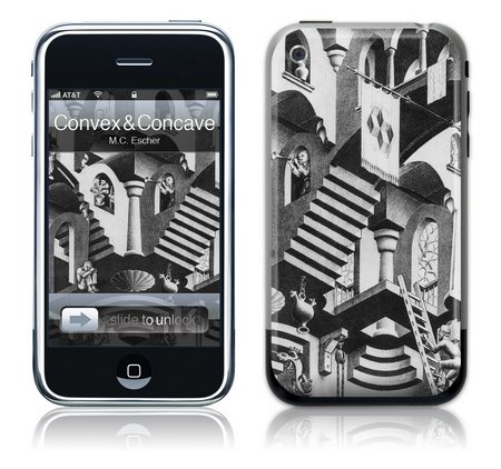GelaSkins iPhone GelaSkin Concave and Convex by MC Escher
