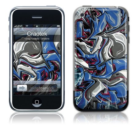 GelaSkins iPhone GelaSkin Craotek by Greg `Craola` Simkins