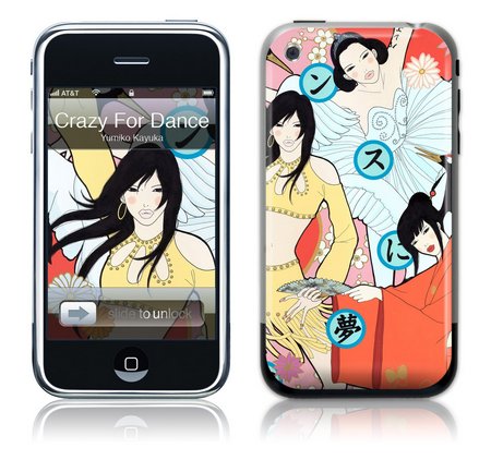 GelaSkins iPhone GelaSkin Crazy for Dance by Yumiko Kayukawa