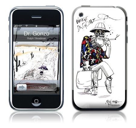 GelaSkins iPhone GelaSkin Dr. Gonzo by Ralph Steadman