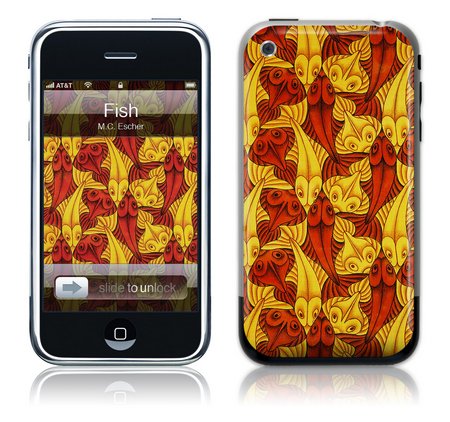 GelaSkins iPhone GelaSkin Fish by MC Escher