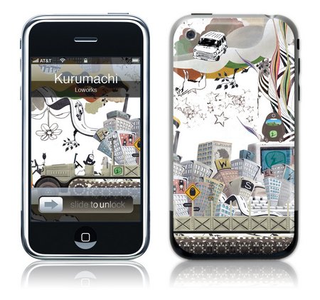 GelaSkins iPhone GelaSkin Kurumachi by Loworks