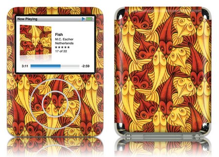 GelaSkins iPod 3rd Nano Video GelaSkin Fish by MC Escher